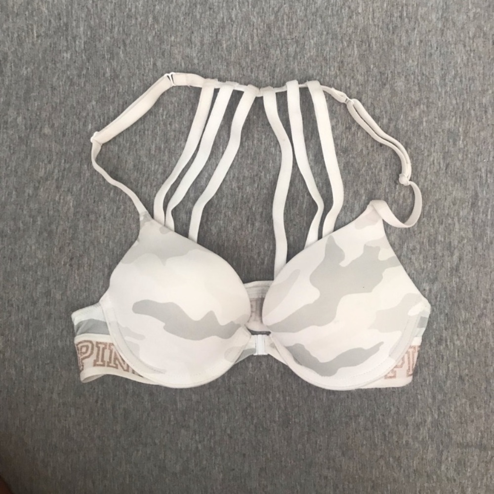 VS Pink Camo Push up Bra 32A